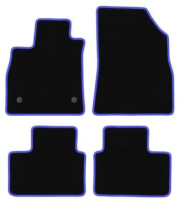 Immagine prodotto di Tappetini in velluto Nero/Blu per Renault Talisman 2015- Set 4 pezzi