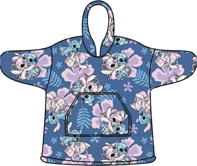 Produktbild von Fleece-Sweatshirt - Angel & Stitch Amoureux - 7-14 Jahre