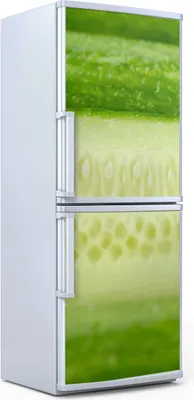Produktbild von Kühlschrankdekoration 70x180 cm Aufkleber auf dem Kühlschrank - Gurke Gemüse