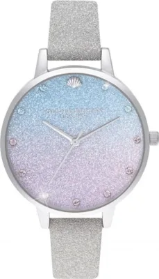 Produktbild von Olivia Burton OB16US49 Damen-Armbanduhr, Edelstahl-Gehäuse, Leder-Armband