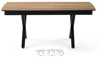 Produktbild von Designertisch Speisetisch Esstisch Küchentisch Holztisch Familientisch Tisch