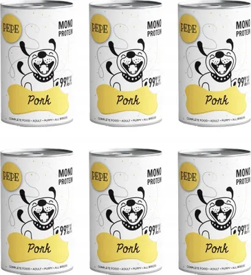 Produktbild von PAKA ZWIERZAKA Pepe Pork - Nassfutter für Hunde - 400g