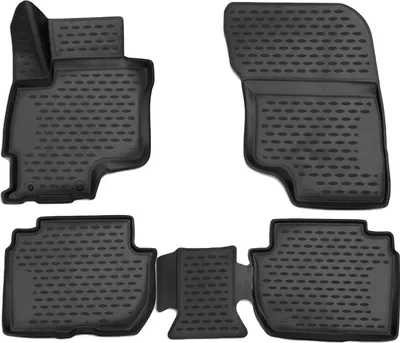 Zdjęcie produktu dla 2014-2019 Mitsubishi Outlander PHEV dywaniki podłogowe TPE czarne 4 szt