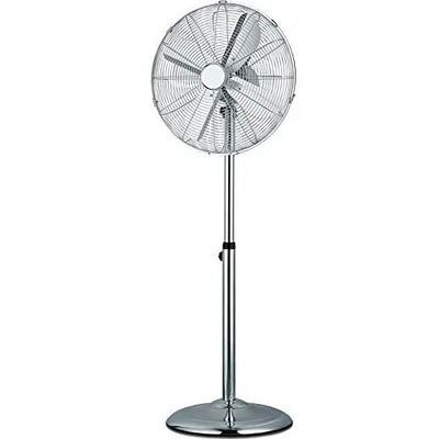 Produktbild von Syntrox Germany Retro Standventilator Sprickel mit Oszillation – Höhenverstellbarer Ventilator mit 3 Geschwindigkeitsstufen, 41 cm Rotorblatt, 50 Watt