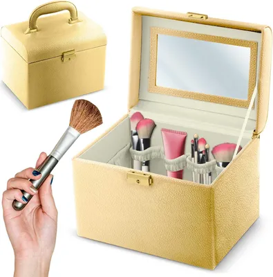 Produktbild von Massido MS-706 Kosmetikkoffer, Gold