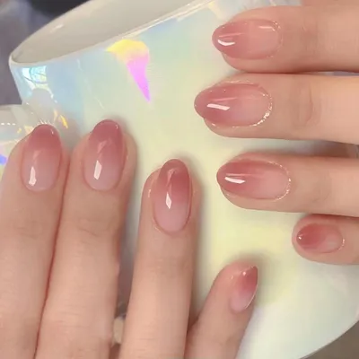 Produktbild von Künstliche Nägel zum Aufkleben, Mandelform, Glossy Pink, 24 Stück
