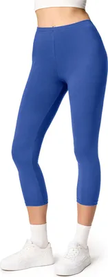 Image de Leggings 3/4 pour femmes en coton Ladeheid LA40-132 (cobalt, 3XL)