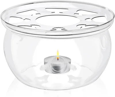 Produktbild von Wilmax | Kaffee- und Teewärmer aus Borosilikatglas | hält Getränke aufrecht warm, spülmaschinenfest, standfest, Geschenkidee, passend für alle Teekannen