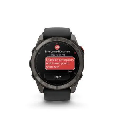 Produktbild von Garmin fēnix 8 Pro, 3,56 cm (1.4"), AMOLED, Touchscreen, 32 GB, GPS, 90 g
