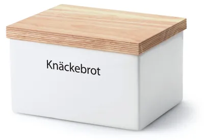 Productafbeelding van CONTINENTA voorraadpot, keramiek, wit, 17,5x13,5x11 cm, artikelnummer 3950, EAN-code 4017167395005