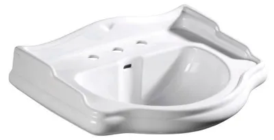 Produktbild von Kerasan RETRO Keramik-Waschtisch 73x54cm, 3 Armaturlöcher, weiß