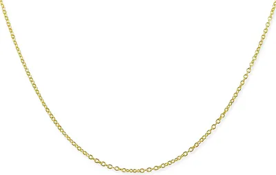 Produktbild von New Bling 9NBG-0365 Gouden Ketting - Jasseron - 1,3 mm - 45 + 2,5 + 2,5 cm - 14 Karaat - Goud