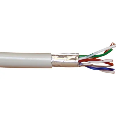 Produktbild von InLine Patchkabel Cat.5e, grau, F/UTP, AWG26 CCA, PVC, 100m, 100 m, Cat5e, F/UTP (FTP), Grau