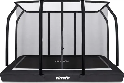Immagine prodotto di Trampolino da terra premium con rete di sicurezza – rettangolare – 213 x 305 cm