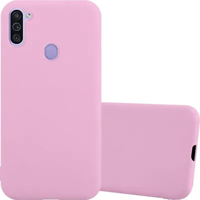 Produktbild von Cadorabo Hülle für Samsung Galaxy A11 / M11 Schutzhülle in Rosa Handyhülle TPU Silikon Etui Case Cover