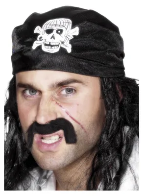 Produktbild von Smiffys - Bandana SM3690 (Einheitsgröße) (Schwarz)