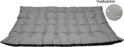 Obrázek produktu pro Matrace zahradní MAXI 180x115 cm - šedá 336 voděodolná