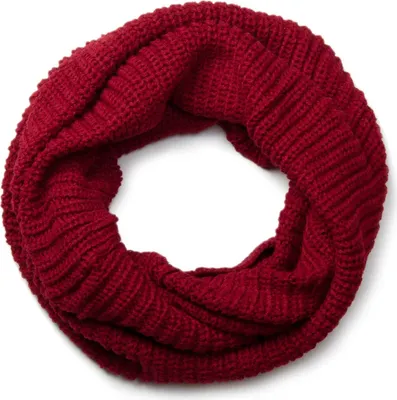 Produktbild von styleBREAKER Uni Feinstrick Loop Schal einfarbig | Weicher elastischer Winter Schlauchschal in Feinripp Optik | Warmer Strick Loop für Damen und Herren
