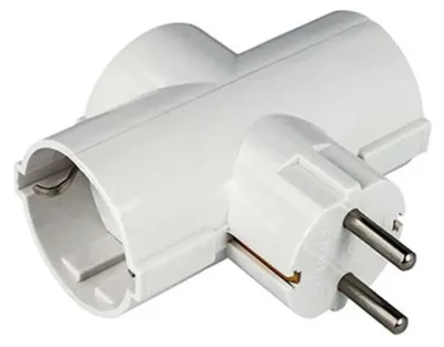Produktbild von Nimo Mel028 3 Steckdosen Mehrfachsteckdose Weiß One Size / EU Plug 220V Weiß One Size