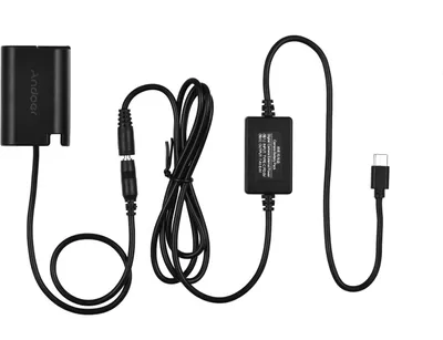 Produktbild von Andoer DMW-DCC17 Dummy-Akku mit Typ-C-Netzadapterkabel DMW-BLK22 Dummy-Akku-Koppler Zubehoer Ersatz fuer Panasonic LUMIX S5 DC-S5 DC-S5K DC-S5GK GH6 Kameras