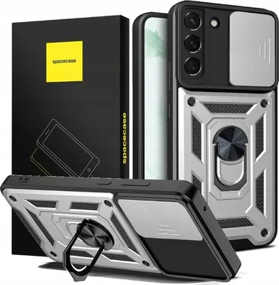 Immagine prodotto di Custodia SPACECASE Camring per Galaxy S22 Srebrny