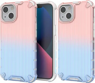 Produktbild von Ombre Protect Case Hülle für Iphone 14 Plus Rosa und Blau