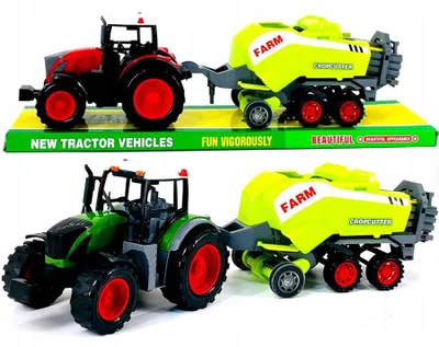 Produktbild von Adar FARM Traktor mit Ballenpresse 50 cm Spielzeug