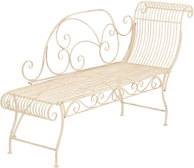 Obrázek produktu pro Zahradní lavička GS11177499 - Krémová antik