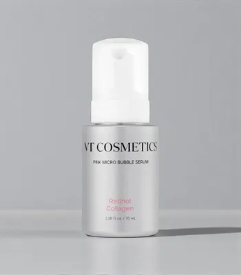 Obrázek produktu pro VT Cosmetics - Retinol Collagen Pink Micro Bubble Serum - Mikrobublinkové sérum s retinolem a kolagenem 70ml