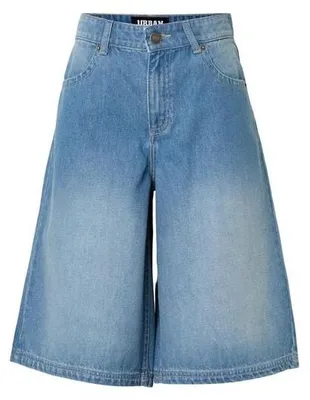 Produktbild von Urban Classics Short Damen Ladies Denim Bermuda blau Basics 100% Baumwolle 30