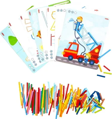 Produktbild von Haba Zuordnungsspiel Stabix kreatives Holzspiel für Kinder
