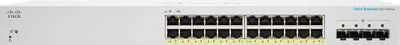 Immagine prodotto di Cisco CBS220-24FP-4X, gestito, L2, Gigabit Ethernet (10/100/1000), Power over Ethernet (PoE), montaggio a rack