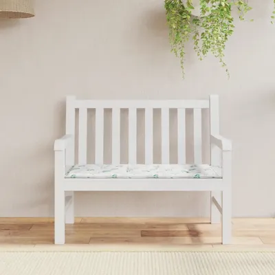 Produktbild von "2024"cloris Gartenbank-Auflage Blattmuster 120x50x3 cm Oxford-Gewebe - Gartenmöbelauflagen CHY82020474