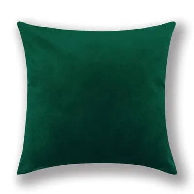 Produktbild von By Javy - Obliečka na vankúš zamatová - Armádne zelená - Obliečka na vankúš 45x45 - Obliečka na vankúš - Dekoračný vankúš