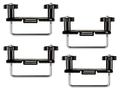 Produktbild von U-Bügel 80 mm Metall pulverbeschichtet zur Montage von Dachboxen