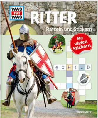 Produktbild von WAS IST WAS Rätseln und Stickern: Ritter