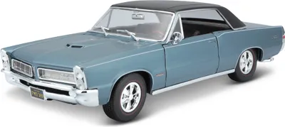 Immagine prodotto di Maisto - 1965 Pontiac GTO, blu metallizzato, 1:18