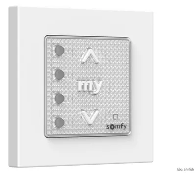 Produktbild von SOMFY II-4-Kanal-Funkwandsender, Smoove 4 Mode IN, mit Rahmen, 1871345