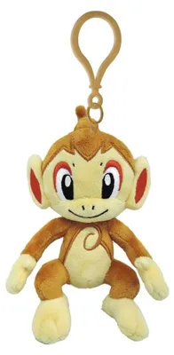 Produktbild von Pokémon Center Panflam (Chimchar) Plüsch-Schlüsselanhänger