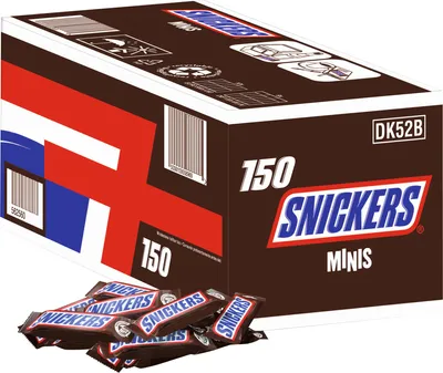 Produktbild von SNICKERS Riegel Minis 462600 18g 150St