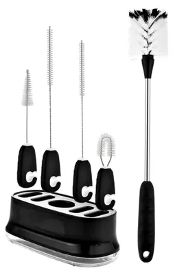 Produktbild von Reinigungsbürsten-Set mit langem Griff, 5-teilig