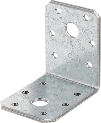 Produktbild von GAH Alberts Winkelverbinder 60 x 60 x 45 mm Anz.Löcher 2/12 S.2,5 mm ETA-08/165 - 330835