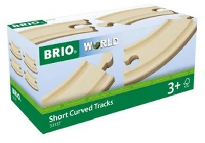 Produktbild von BRIO Kurze gebogene Gleise E1 (33337)