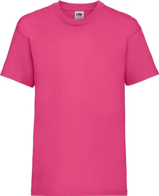 Produktbild von Fruit of the Loom Valueweight T Kids Farbe: fuchsia Größe: 152