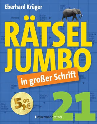 Produktbild von Rätseljumbo in großer Schrift 21