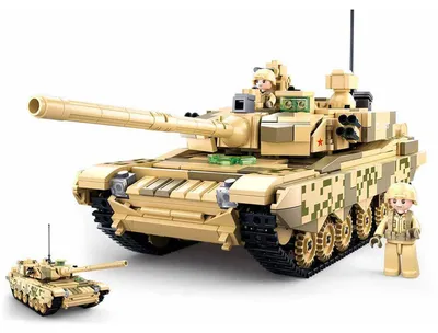 Obrázok produktu pre Bloky modelov hlavného bojového tanku Sluban M38-B0790 typ 99A