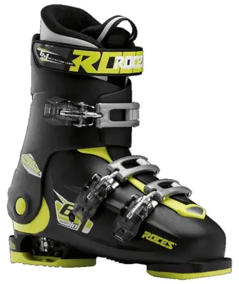 Image de Chaussures de ski enfant Roces Idea Free 6in1 ajustables (22.5-25.5|Noir/Vert)