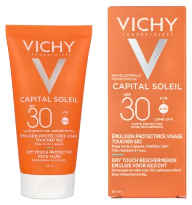 Produktbild von Vichy 3337871323196, Sunscreen cream, Gesicht, 50 ml, Röhre, Mattierend, Schutz, Mischhaut, ölige Haut