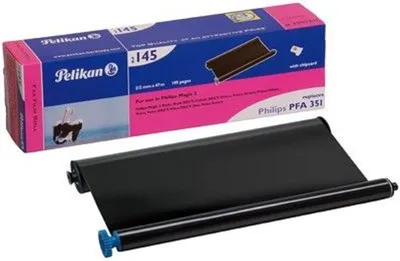 Immagine prodotto di Pelikan 2145 - Thermotransfer-Farbband (ersetzt Philips PFA 351 ) - 1 x Schwarz - 140 Seiten