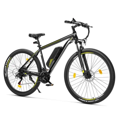 Produktbild von Touroll U1 29 E-Bike MTB, 250W Motor, 65km Reichweite, 29 Zoll, Shimano 21-Gang, Federgabel, LED Display